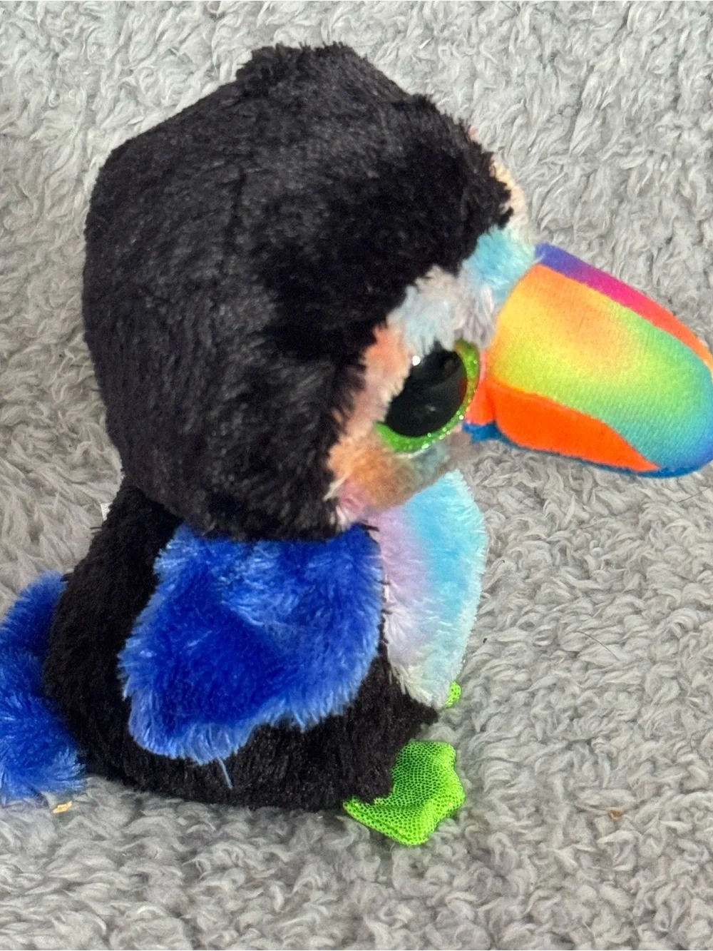 Beanie Boos Beaks the Toucan 6” Multicolored Bird Stuffed Animal Soft Toy